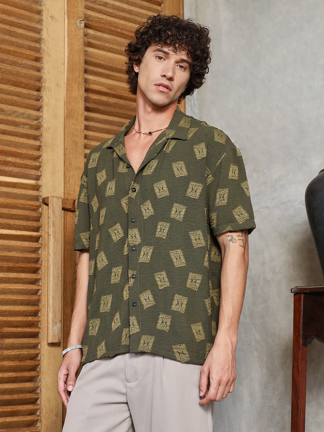 Indie-Cuban Oversized Shirt - Image 3