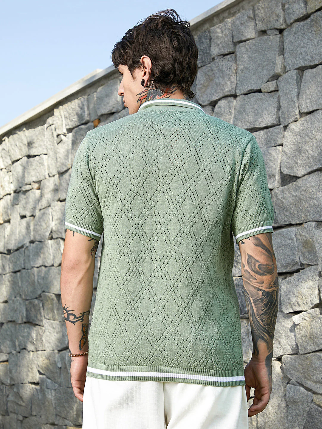 Logenze Open-Knit Shirt - Image 4