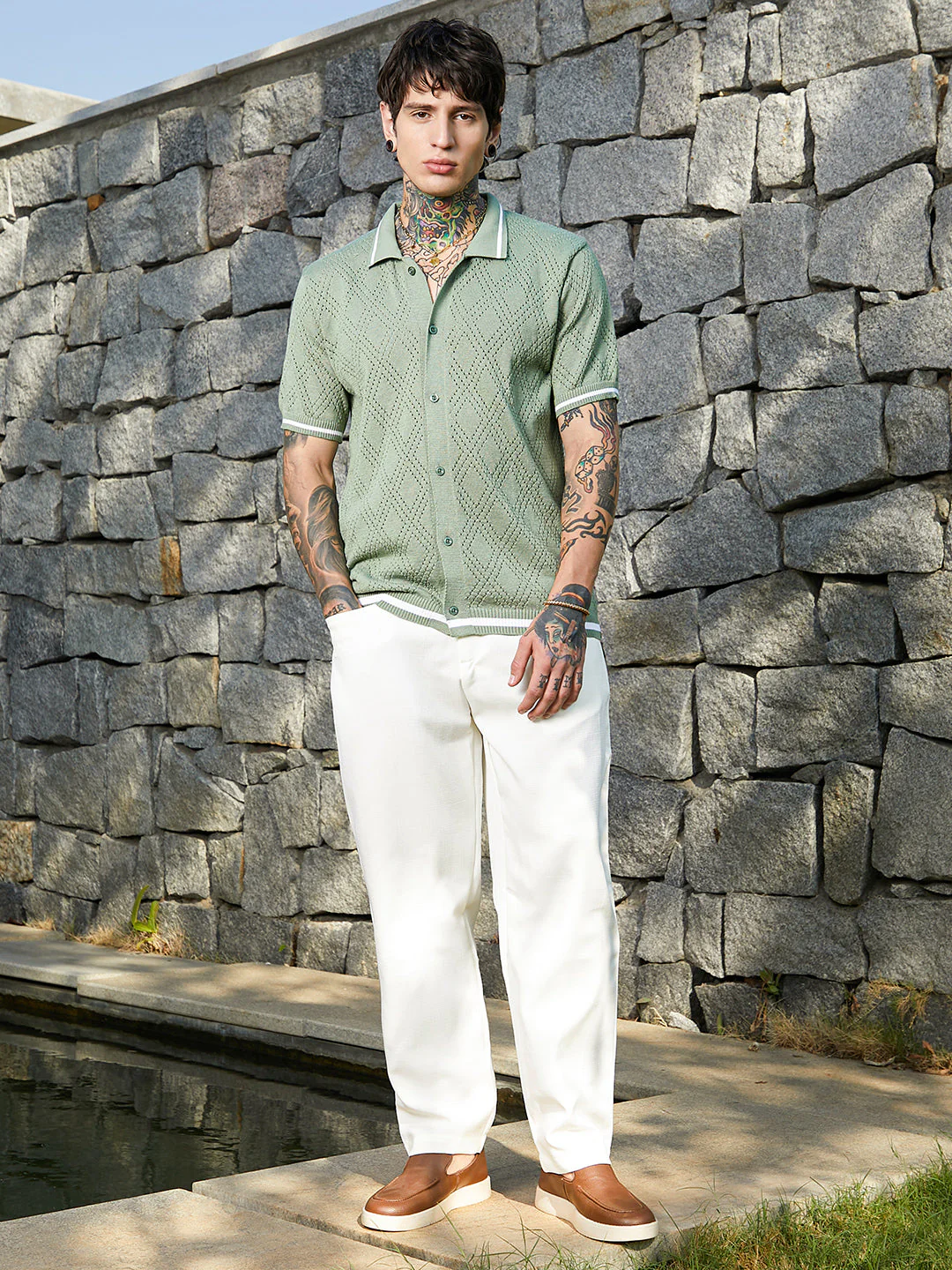 Logenze Open-Knit Shirt - Image 5