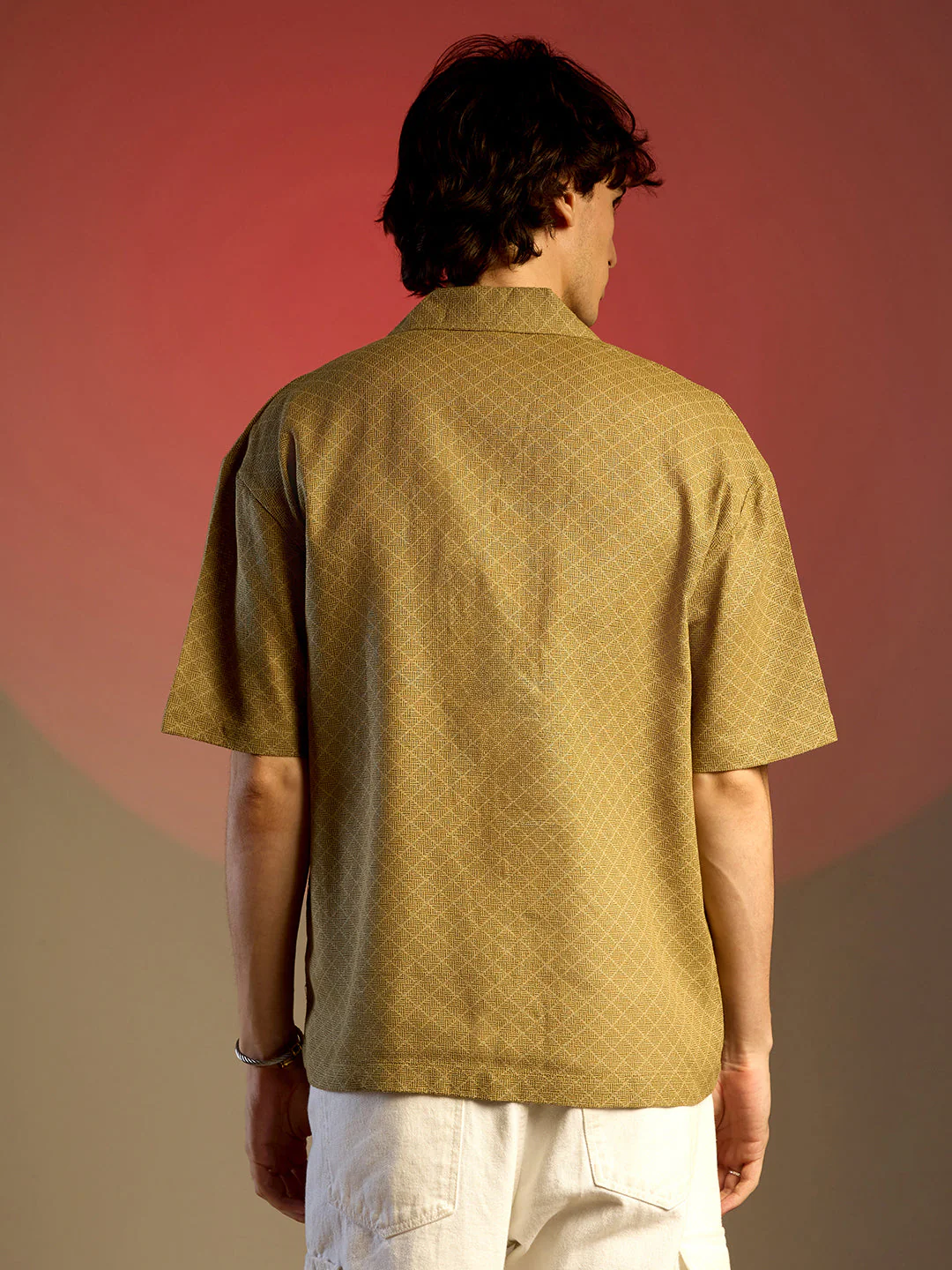 Quad-Lined Oversized Shirt - Image 4