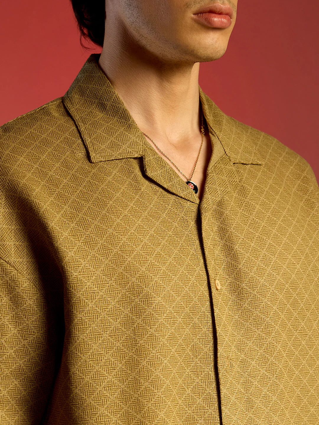 Quad-Lined Oversized Shirt - Image 7