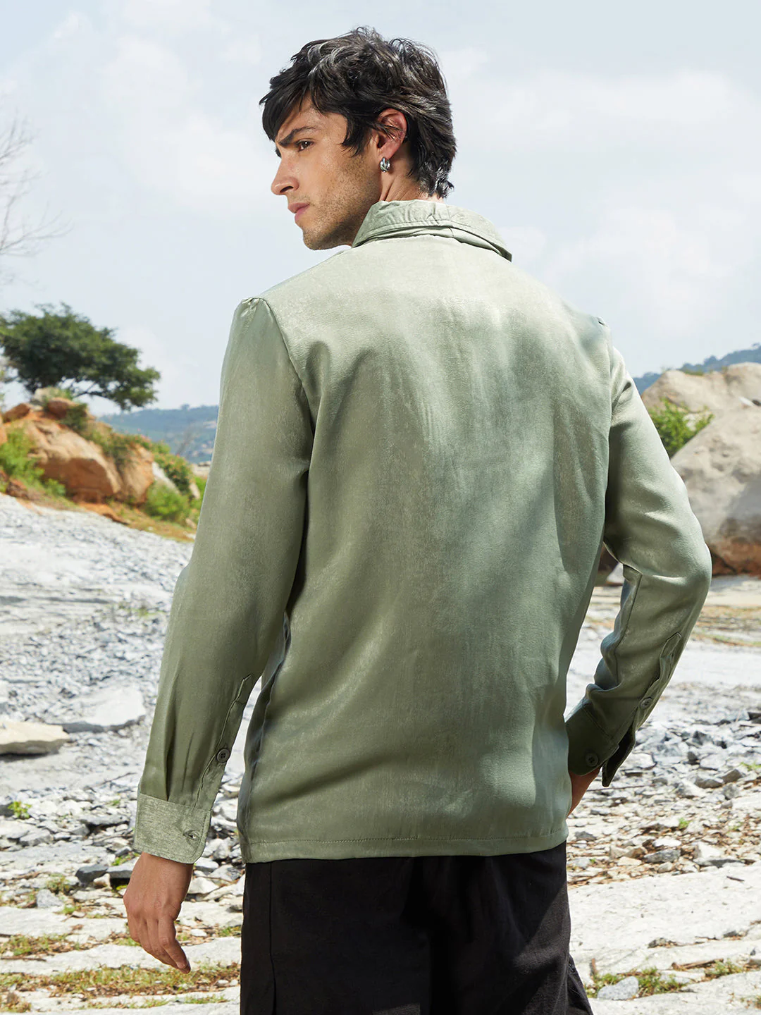 Shawl Collar Shirt - Image 4