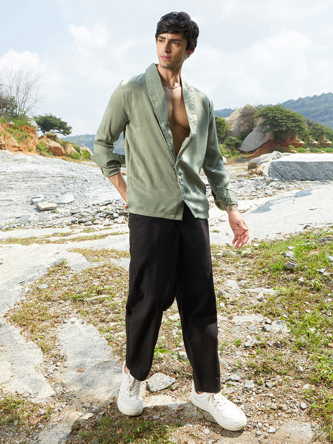 Shawl Collar Shirt - Image 5