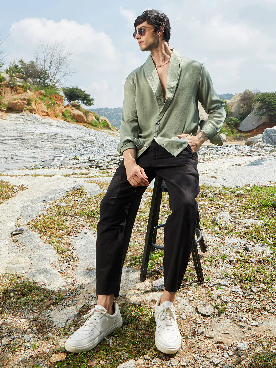 Shawl Collar Shirt - Image 6