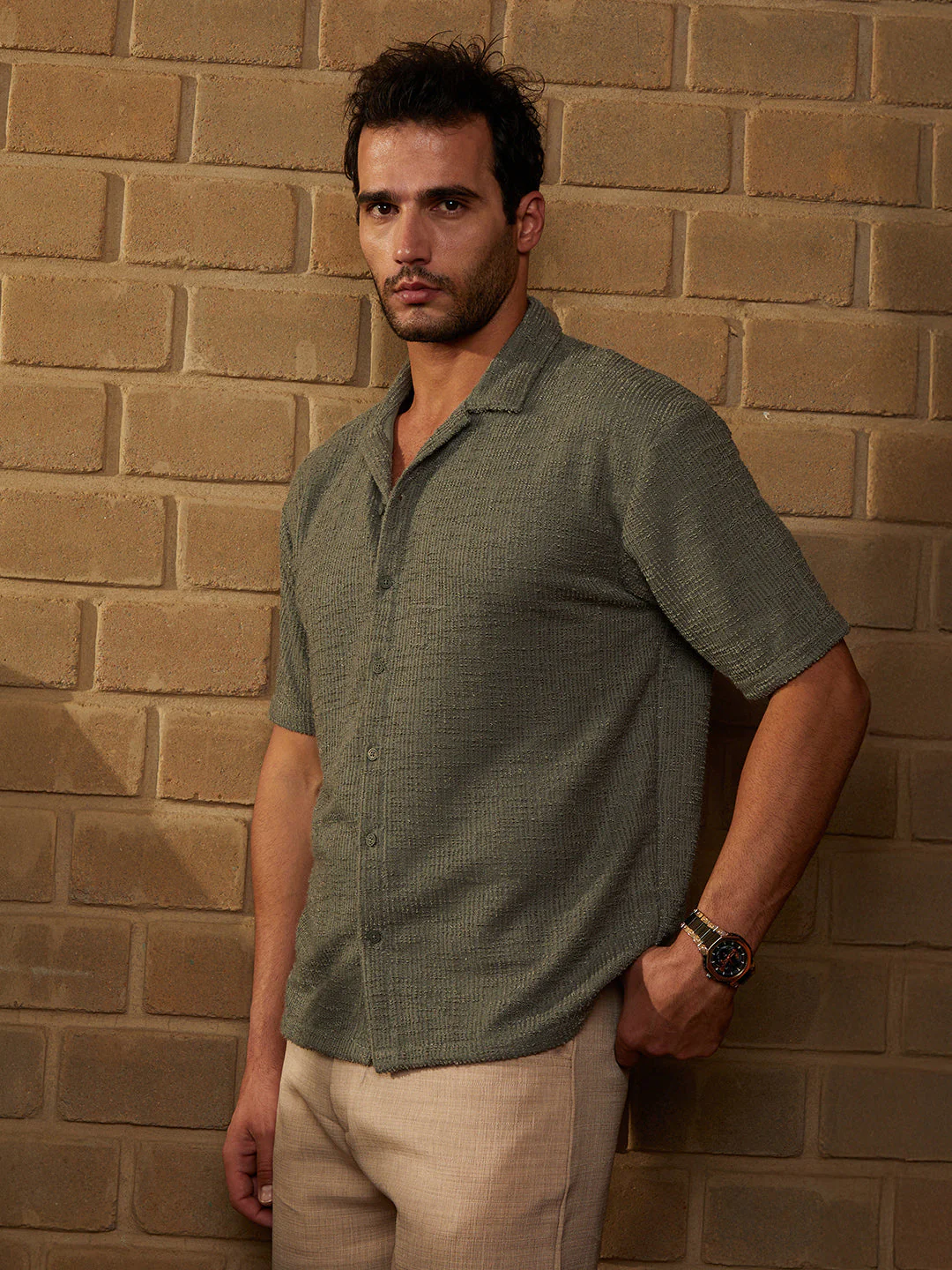 Tactile-Resort Oversized Shirt - Image 3