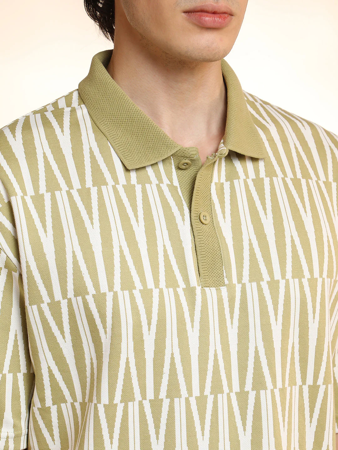 Veined Polo T-Shirt - Image 7