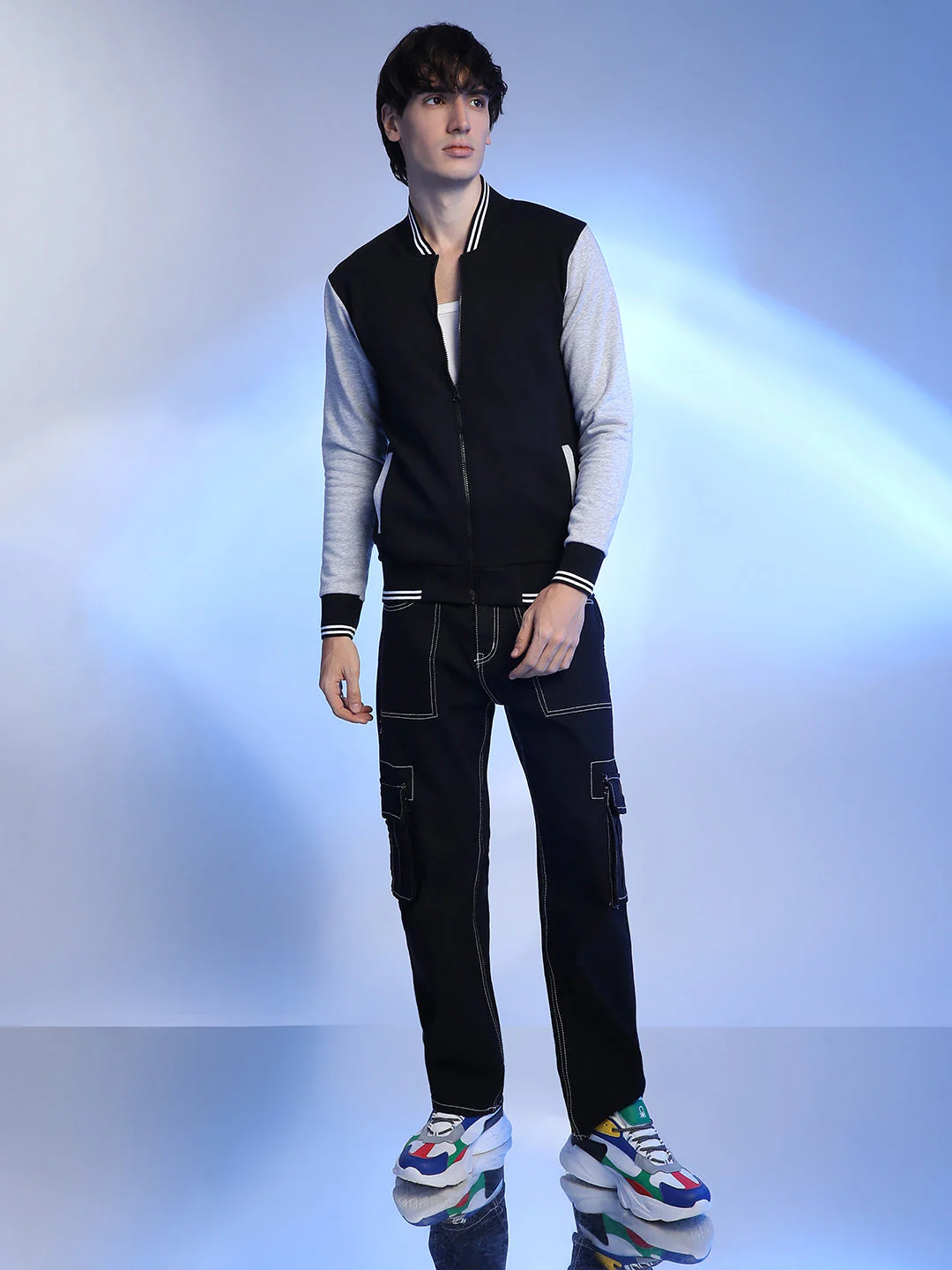 Zip-Front Block Jacket - Image 5