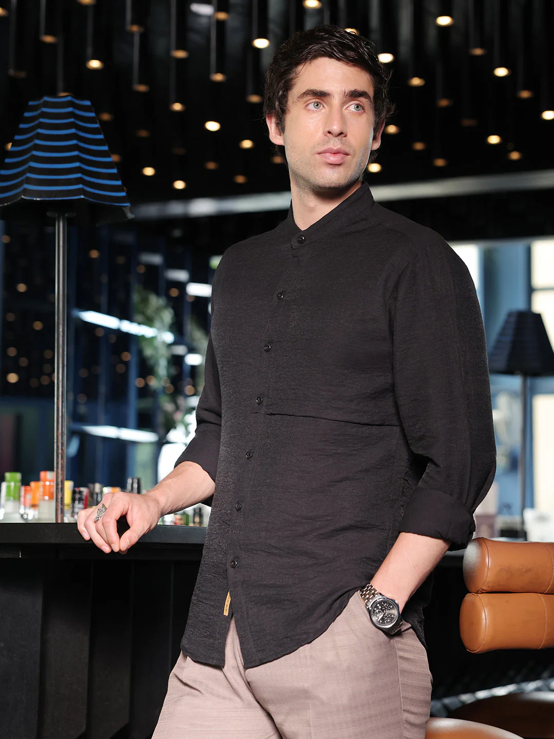 Asymmetrical-Flap Shirt - Image 3