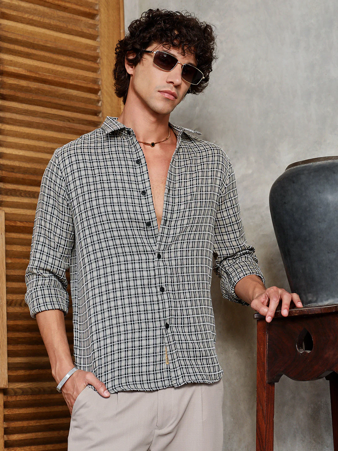Bi-Check Shirt