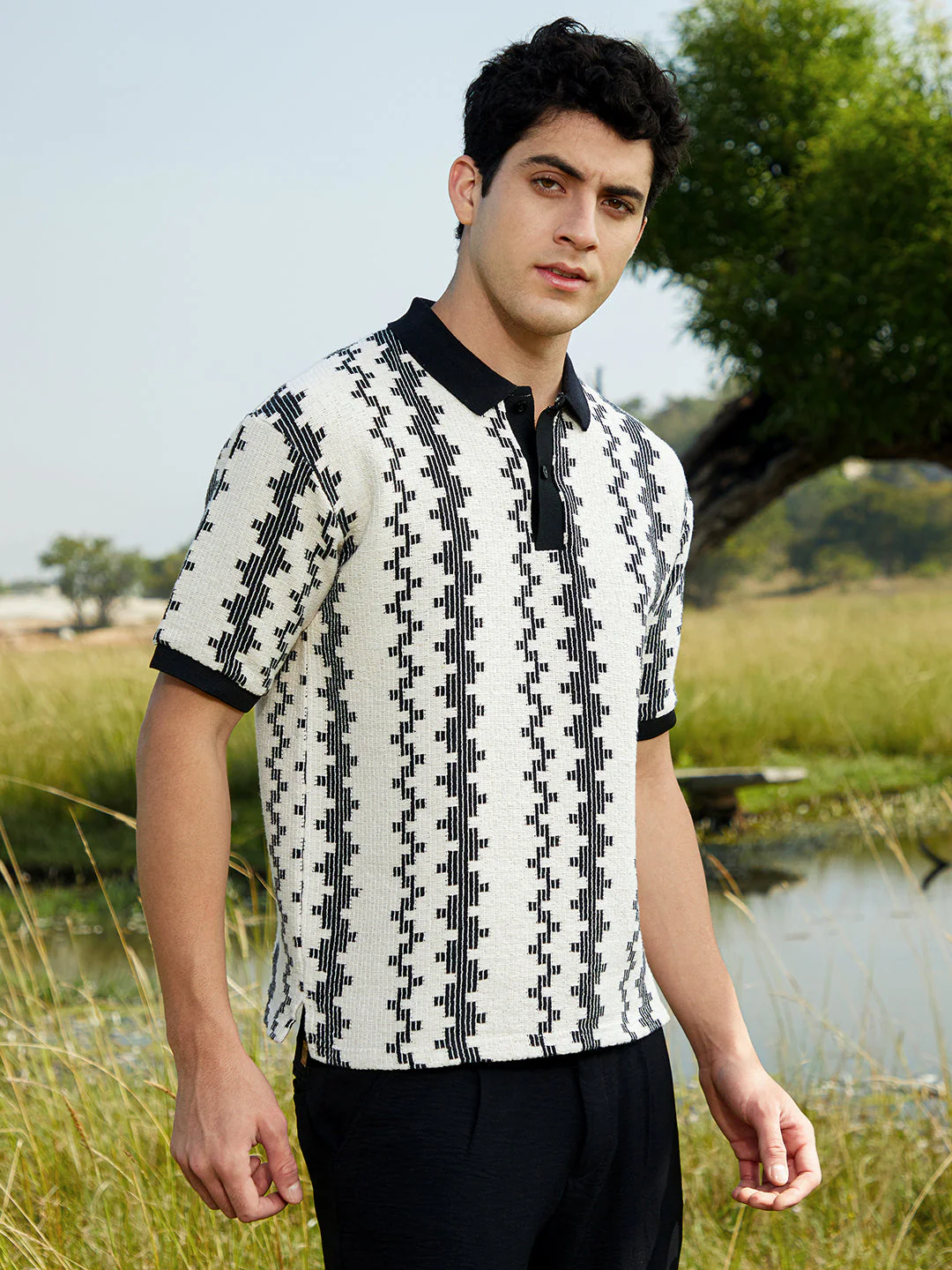 Indie-Block Polo T-Shirt - Image 3