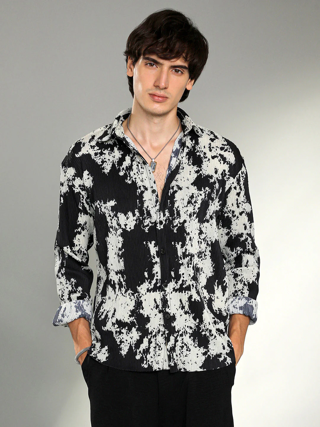 Splash-Pleat Shirt - Image 2
