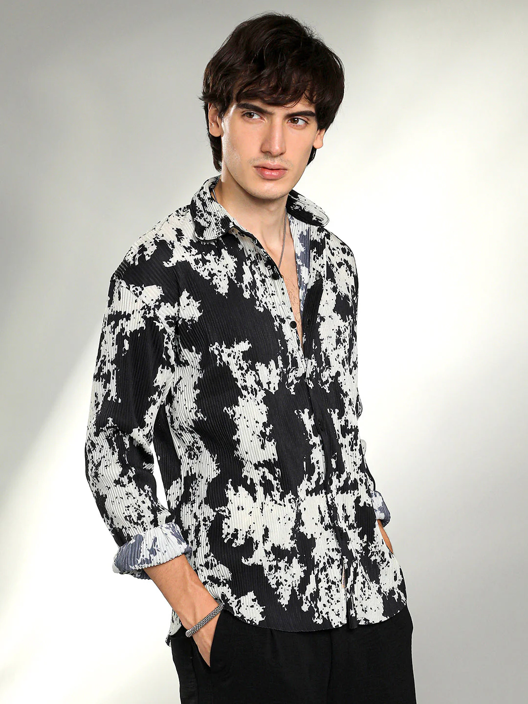Splash-Pleat Shirt - Image 3