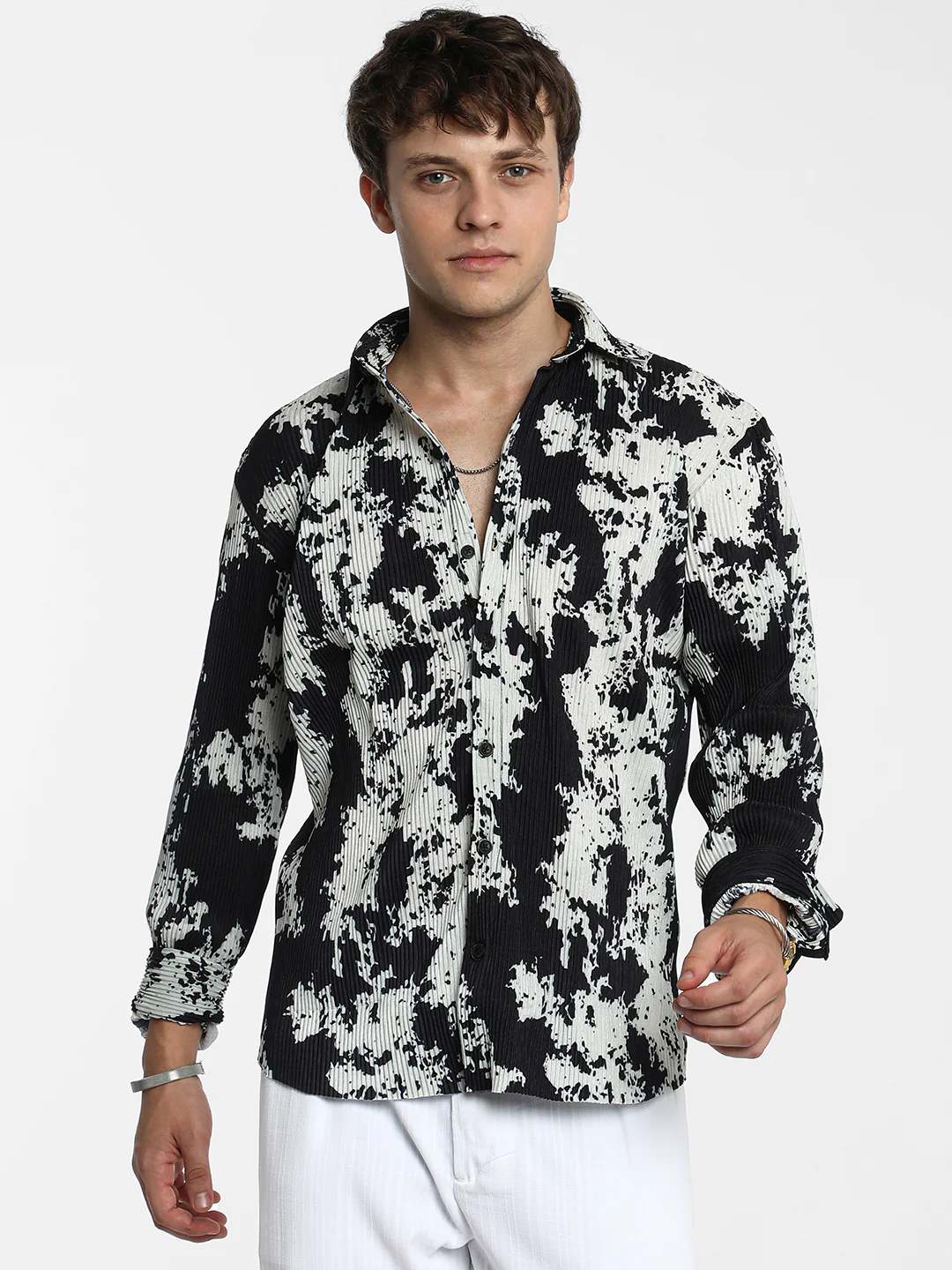 Splash-Pleat Shirt - Image 9