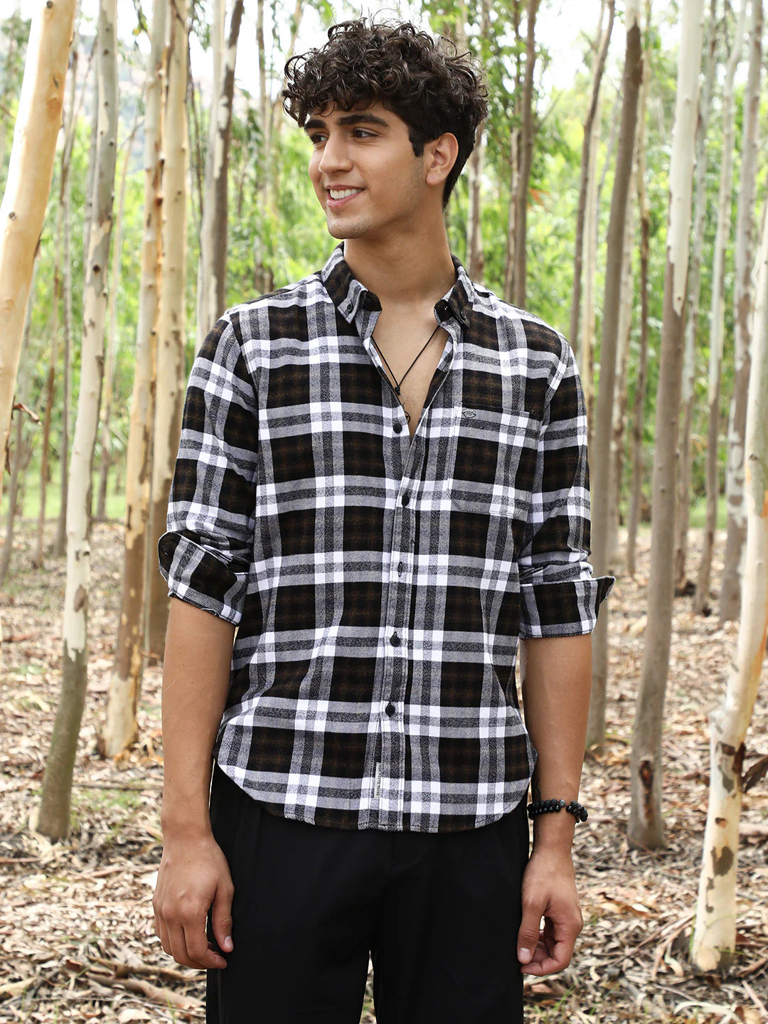 Tartan-Woven Regular Shirt - Image 2