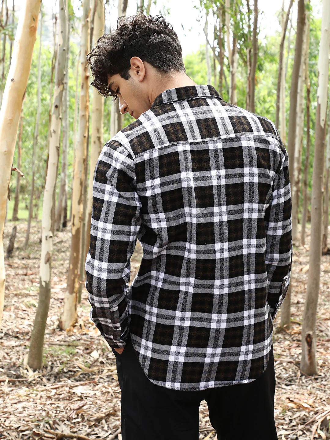 Tartan-Woven Regular Shirt - Image 4