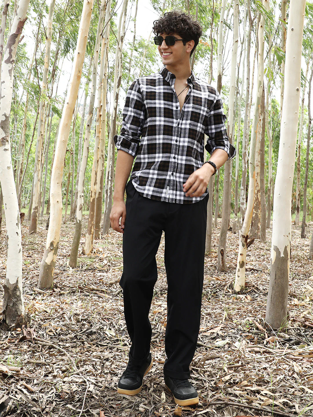Tartan-Woven Regular Shirt - Image 6