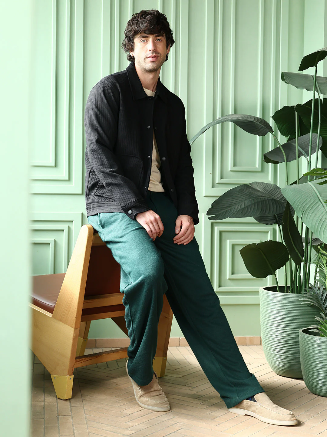 Crease-Tactile Panelled Jacket - Image 6