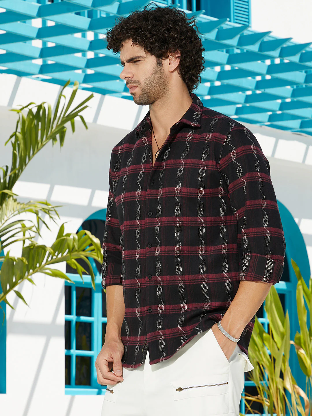 Indie-Checkered Shirt - Image 3