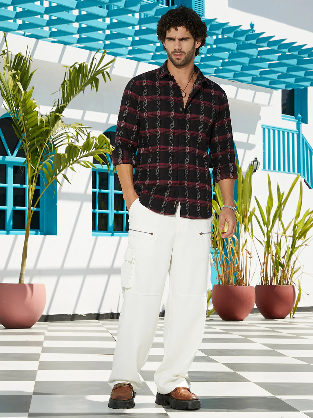 Indie-Checkered Shirt - Image 5