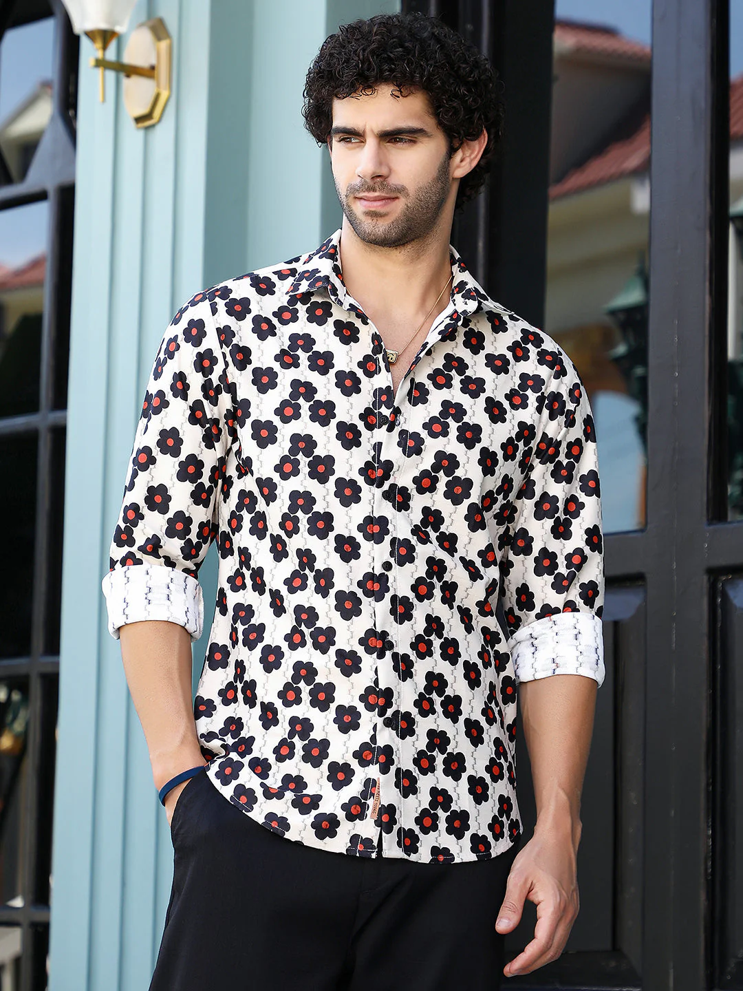 Retro-Bloom Tactile Shirt - Image 2