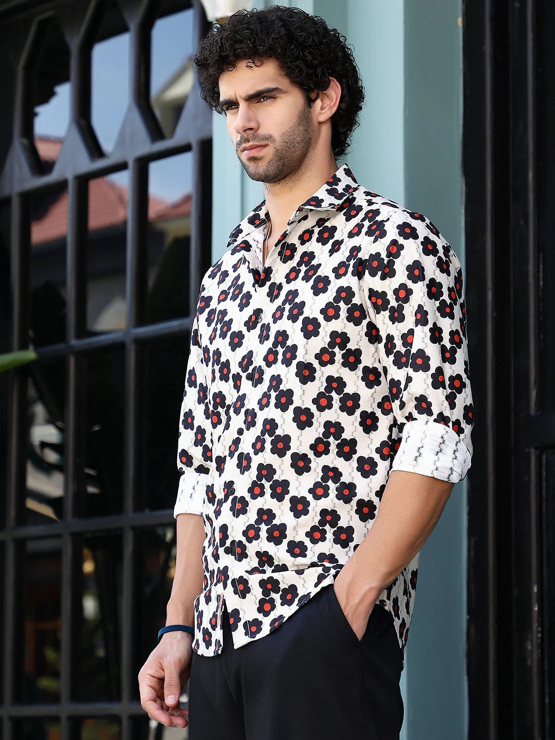 Retro-Bloom Tactile Shirt - Image 3