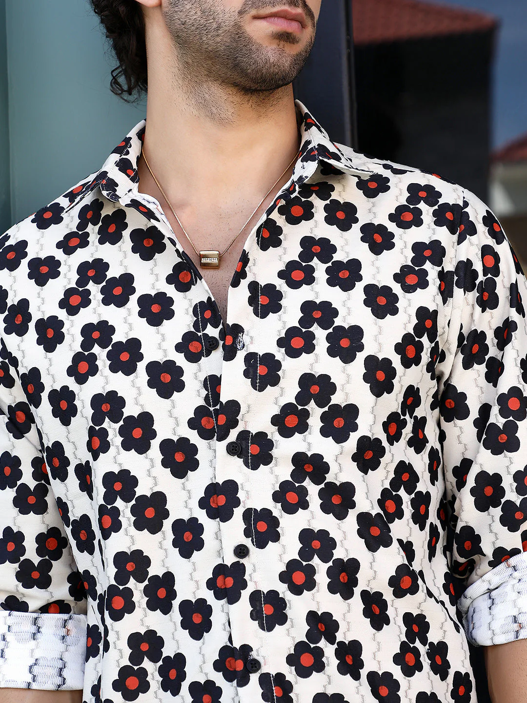 Retro-Bloom Tactile Shirt - Image 7