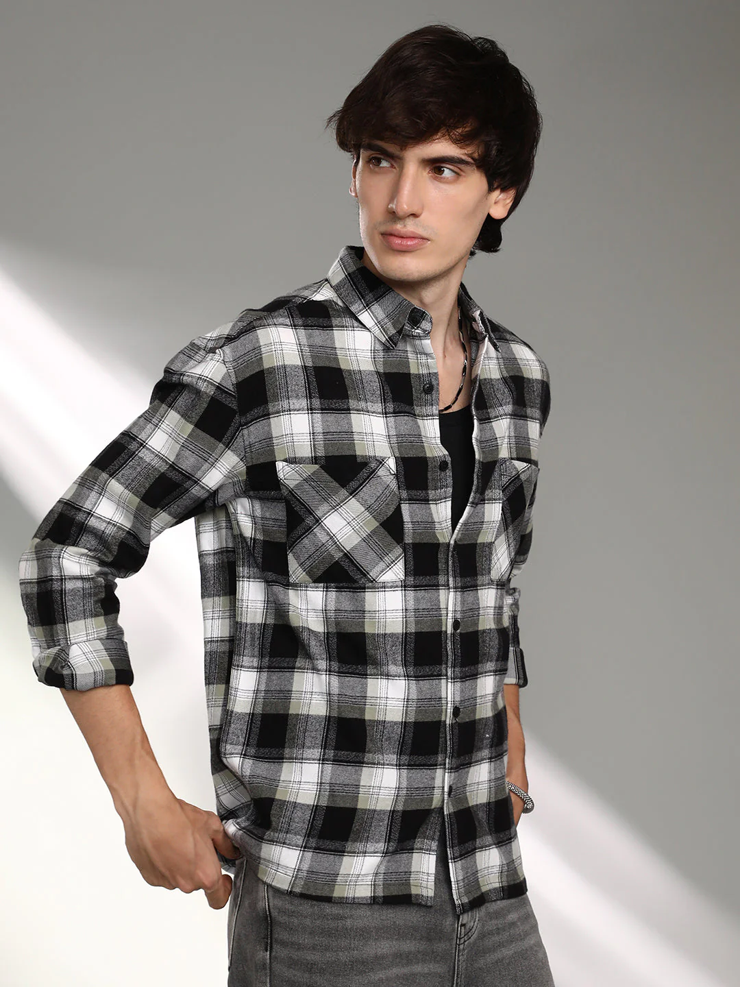 Tartan Plaid Shacket - Image 3