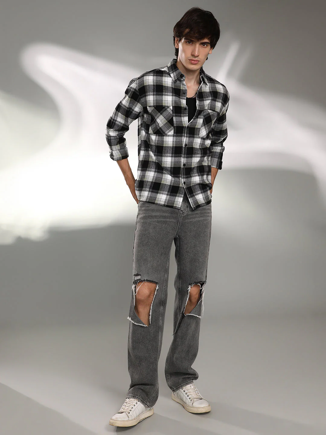 Tartan Plaid Shacket - Image 5