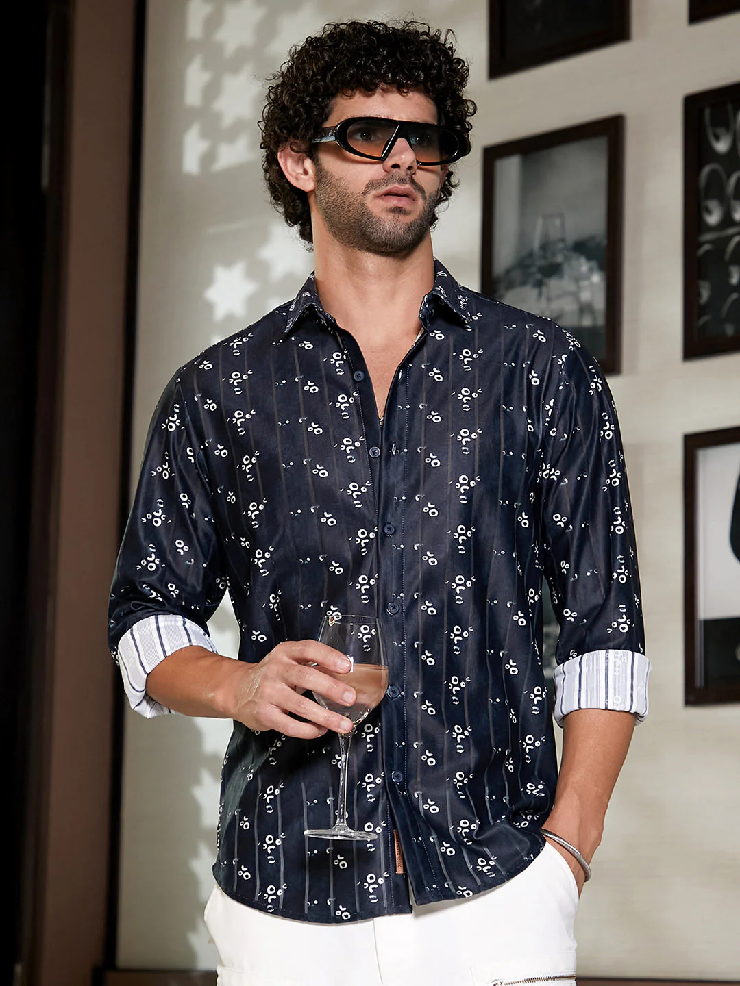 Ditsy Imprint Shirt