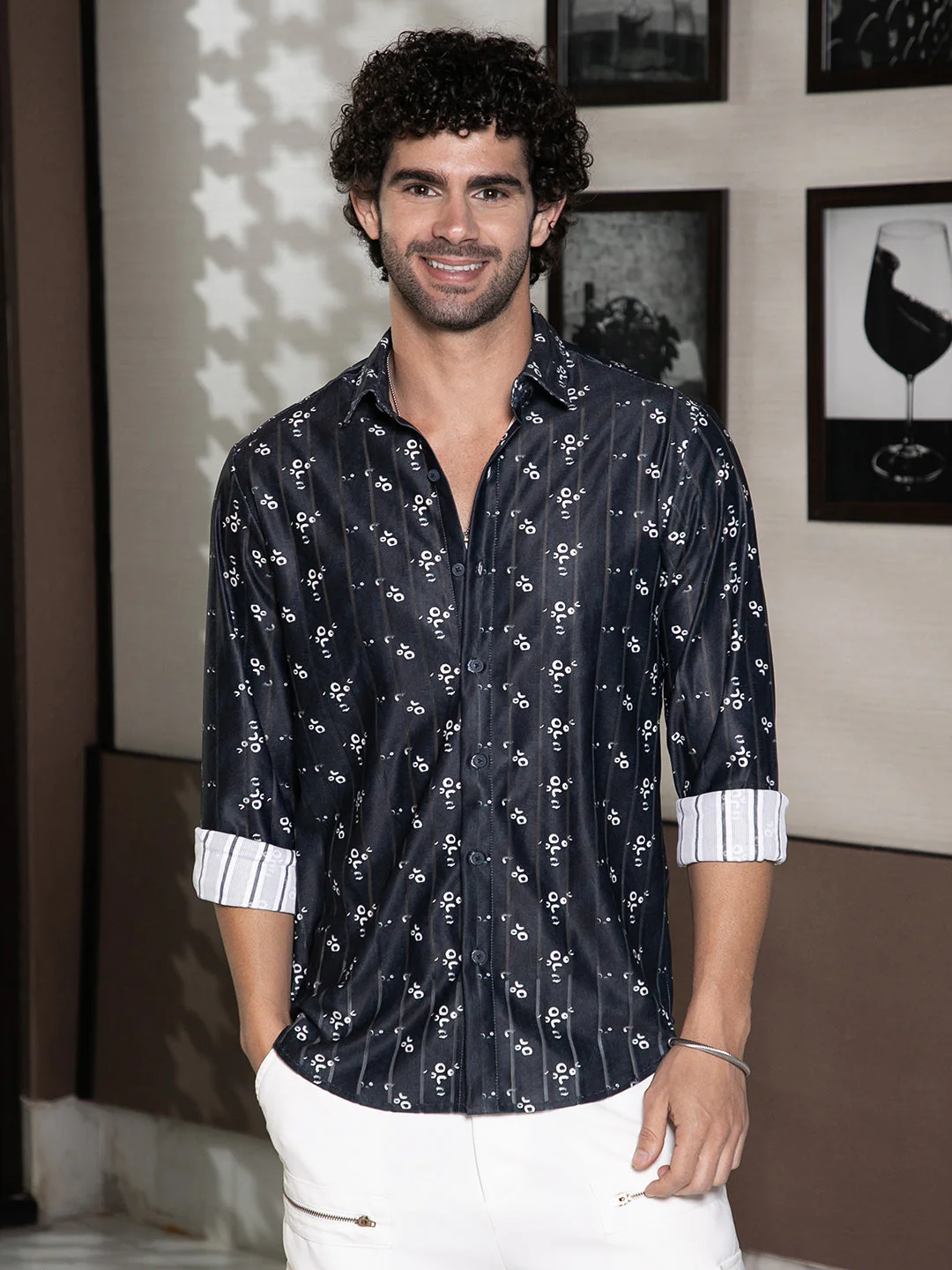 Ditsy Imprint Shirt - Image 2