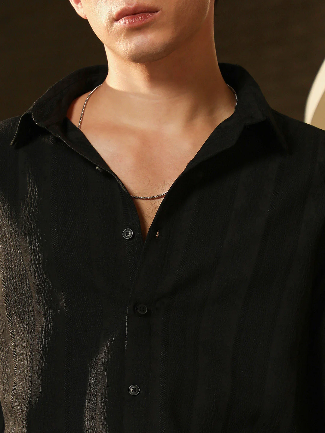 Duo-Panel Jacquard Shirt - Image 7