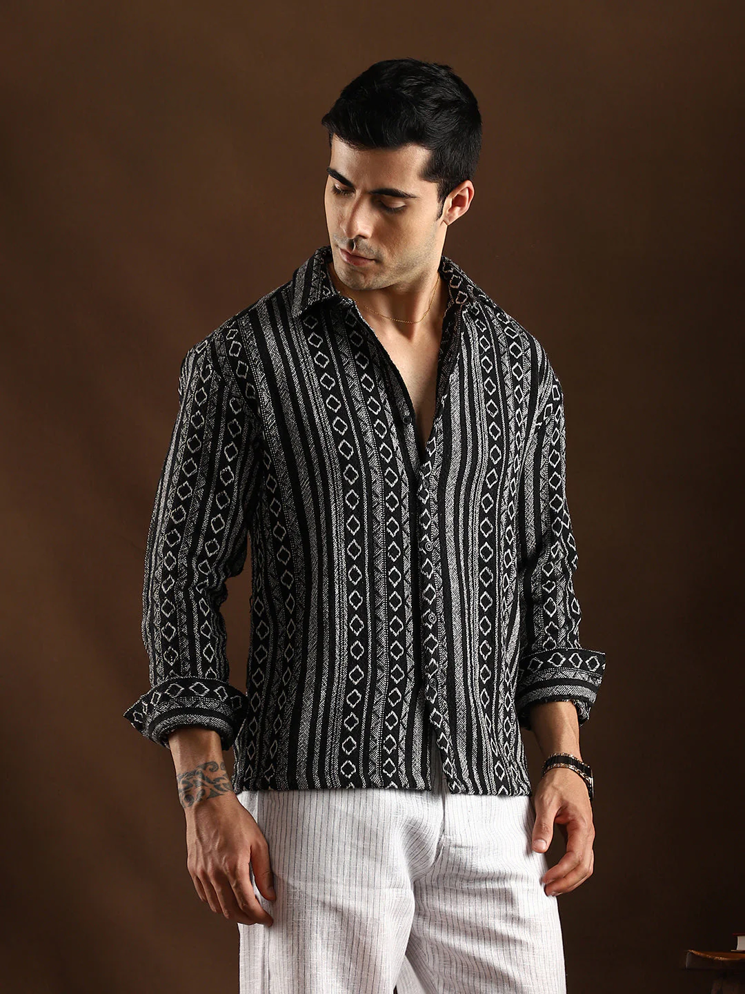 Folk-Weave Shirt - Image 3