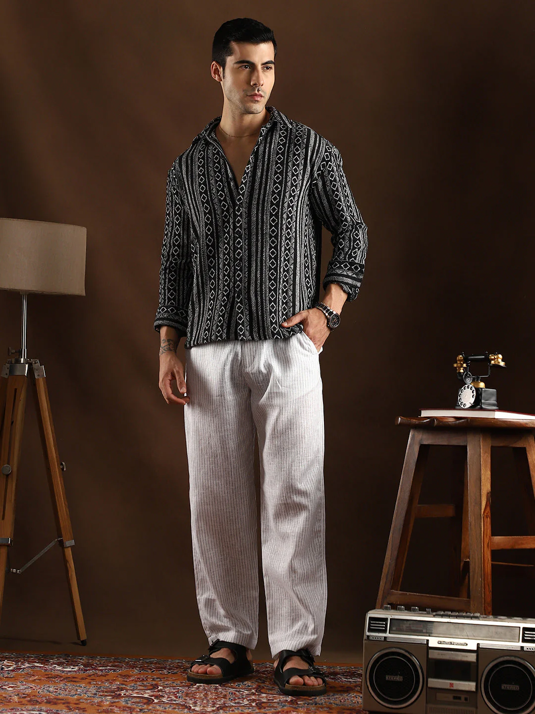 Folk-Weave Shirt - Image 5