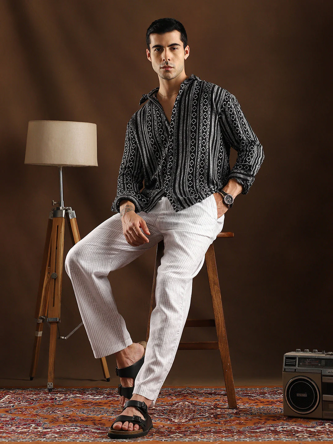Folk-Weave Shirt - Image 6