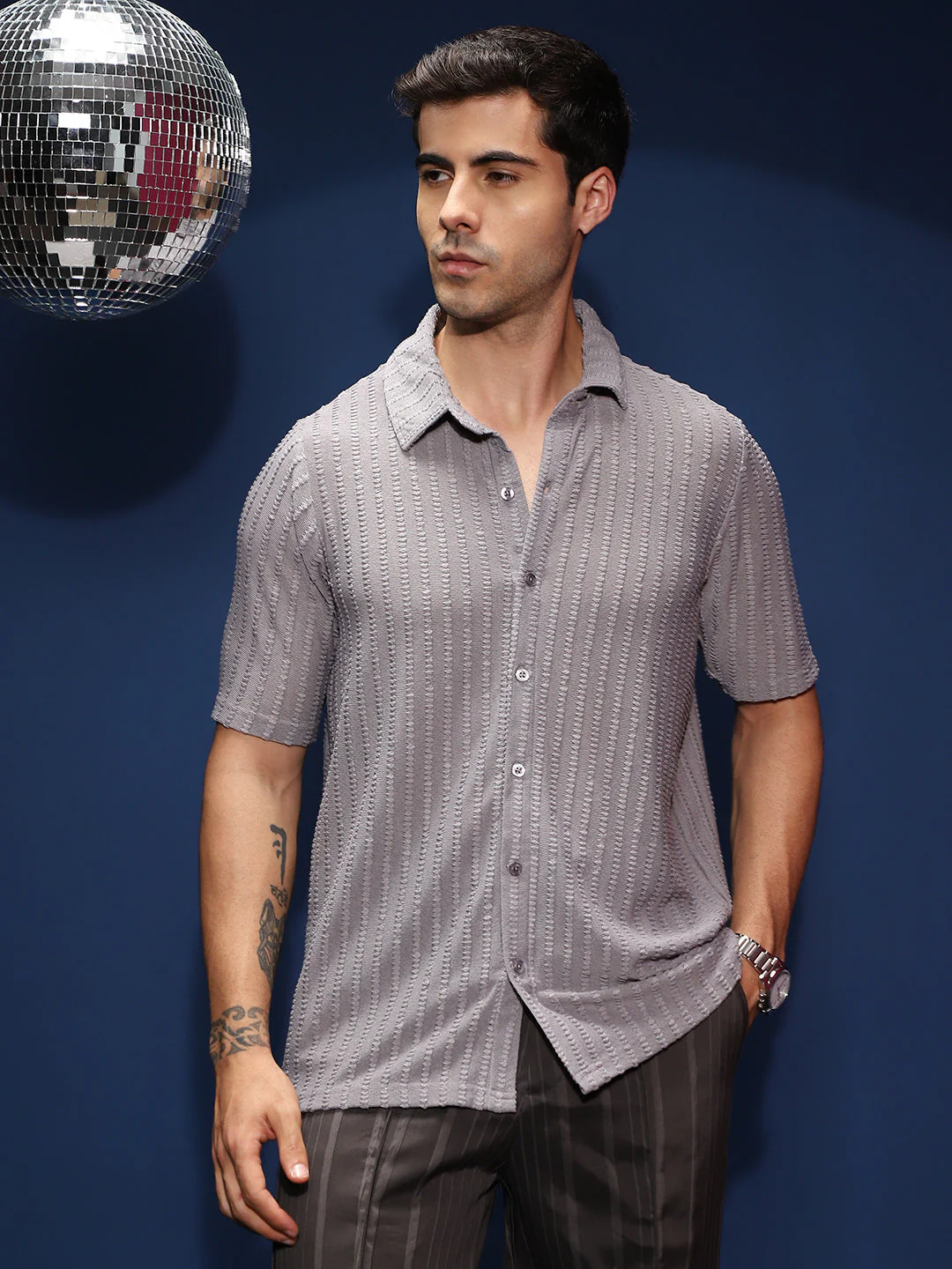 Grid-Tactile Shirt - Image 2