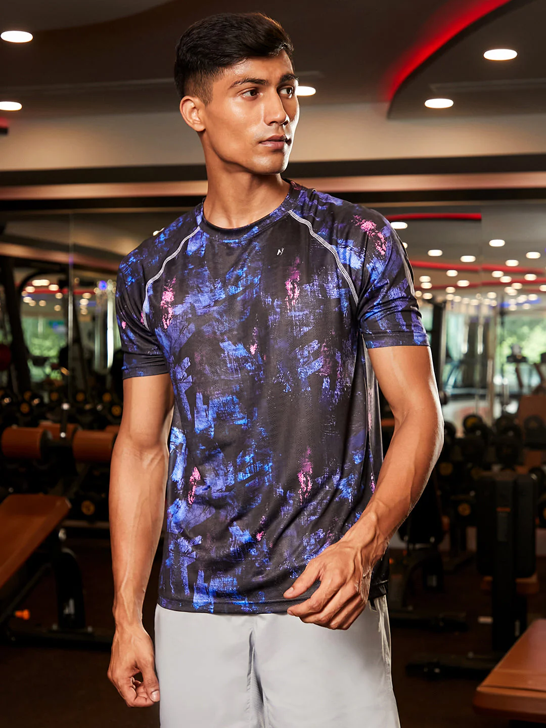 Abstract Activewear T-Shirt - Image 2