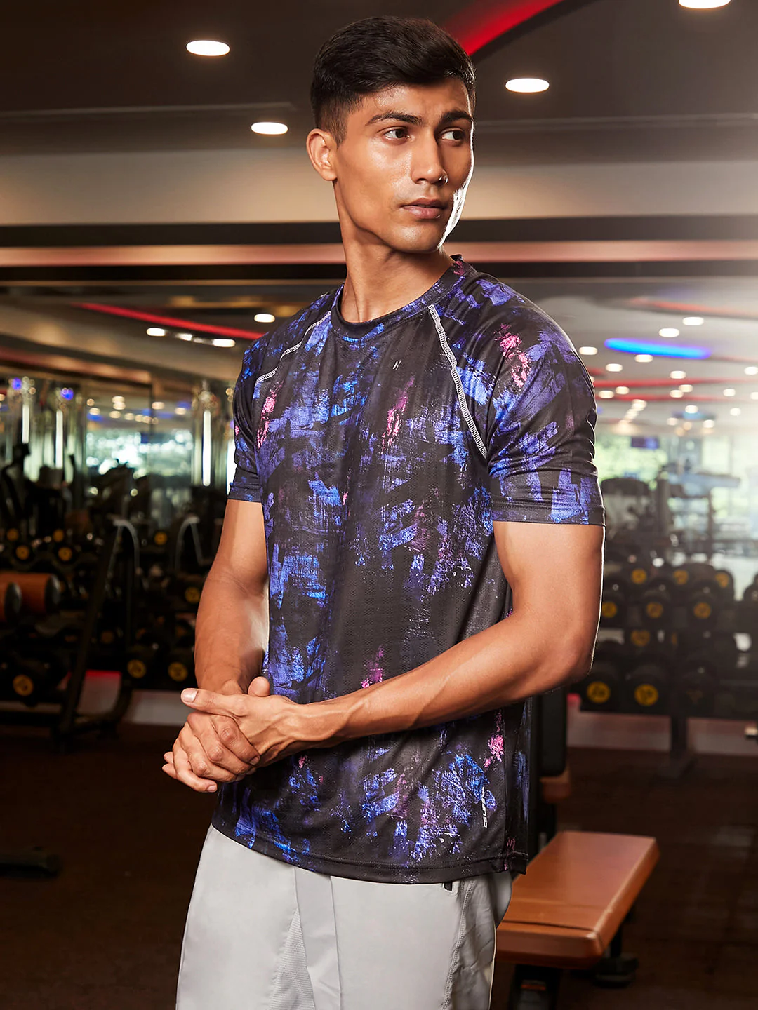 Abstract Activewear T-Shirt - Image 3