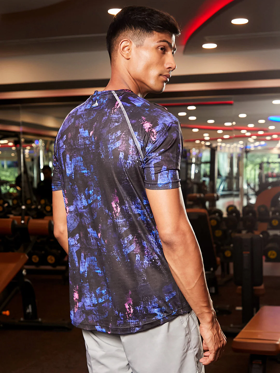Abstract Activewear T-Shirt - Image 4