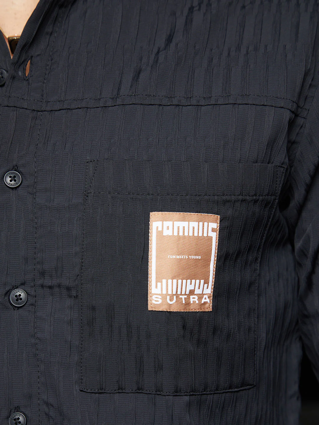 Panelled -Tactile Shirt - Image 7