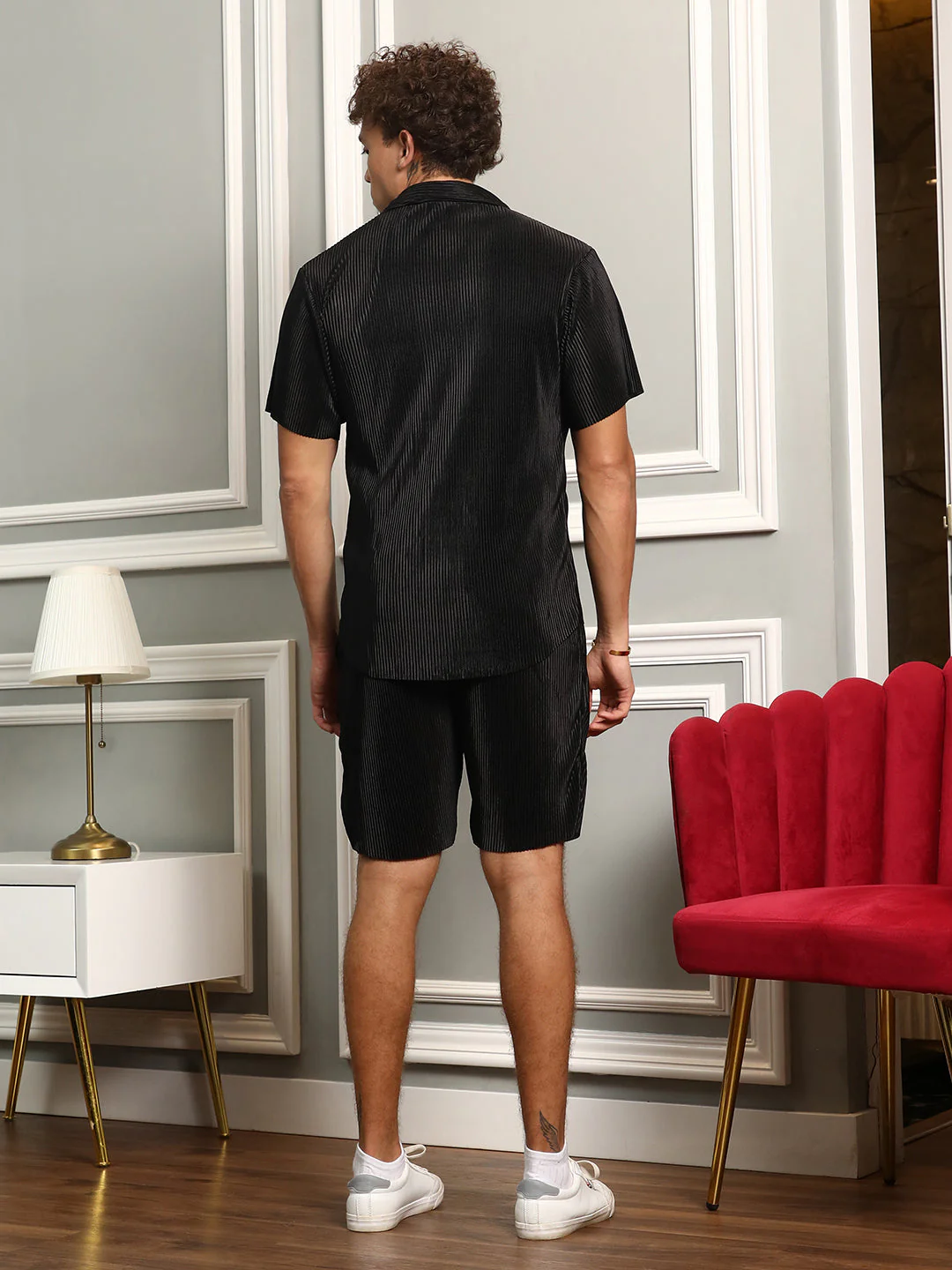 Pleat-Creased Co-Ord Set - Image 4