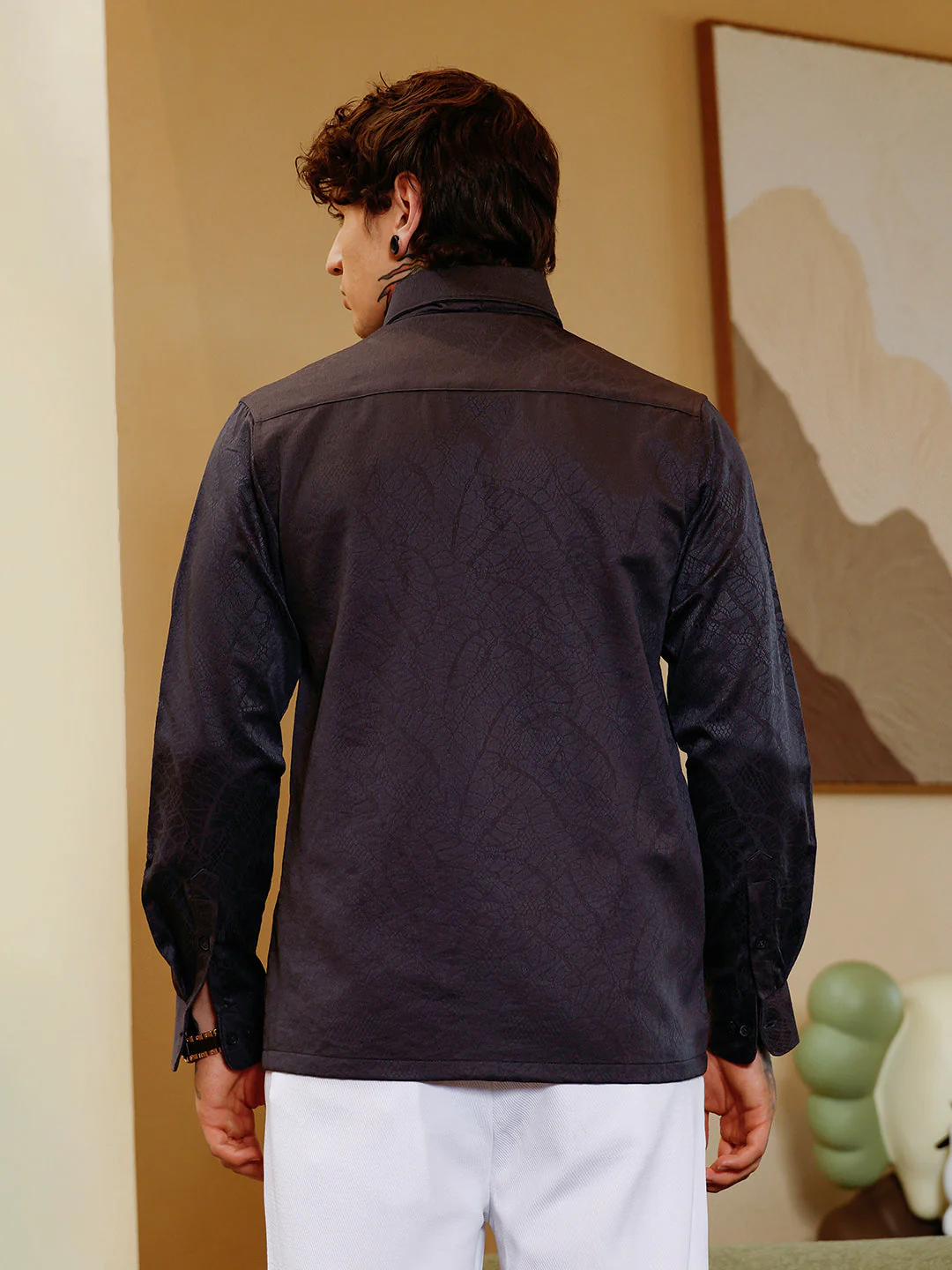 Reptilia Jacquard Shirt - Image 4