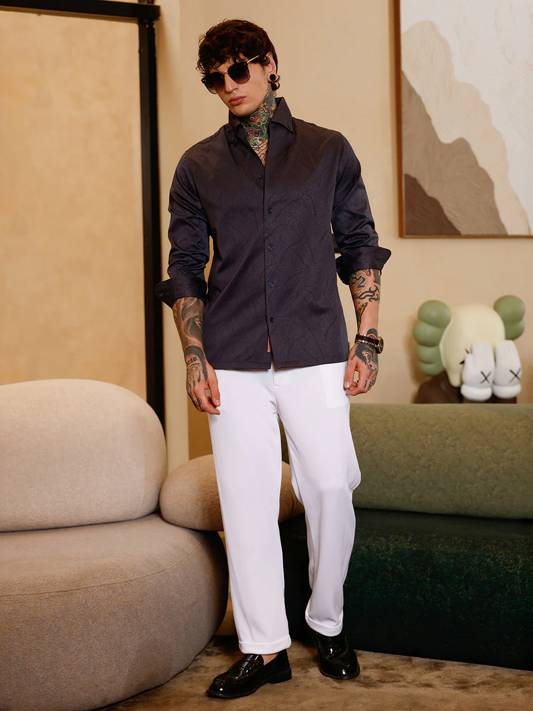 Reptilia Jacquard Shirt - Image 6
