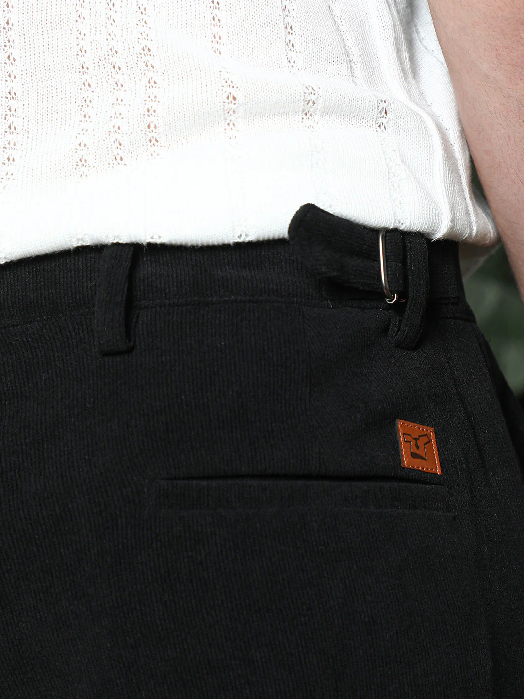 Ribbed-Pleated Cuffed Trousers - Image 8