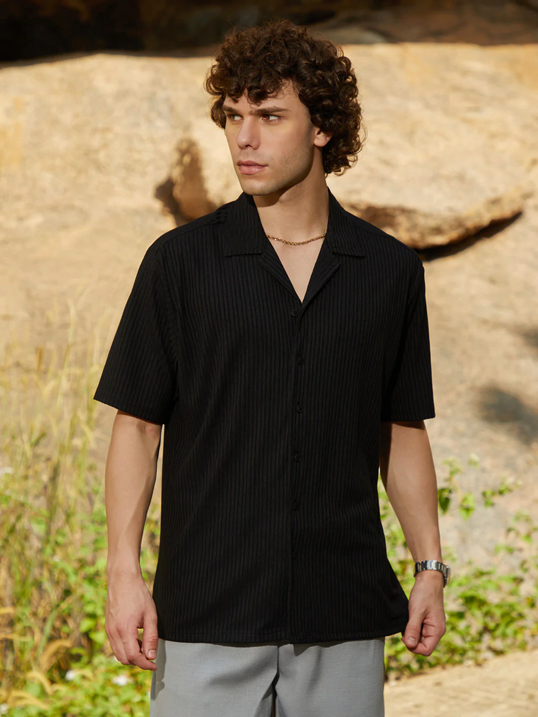 Ridge-Ribbed Shirt - Image 2