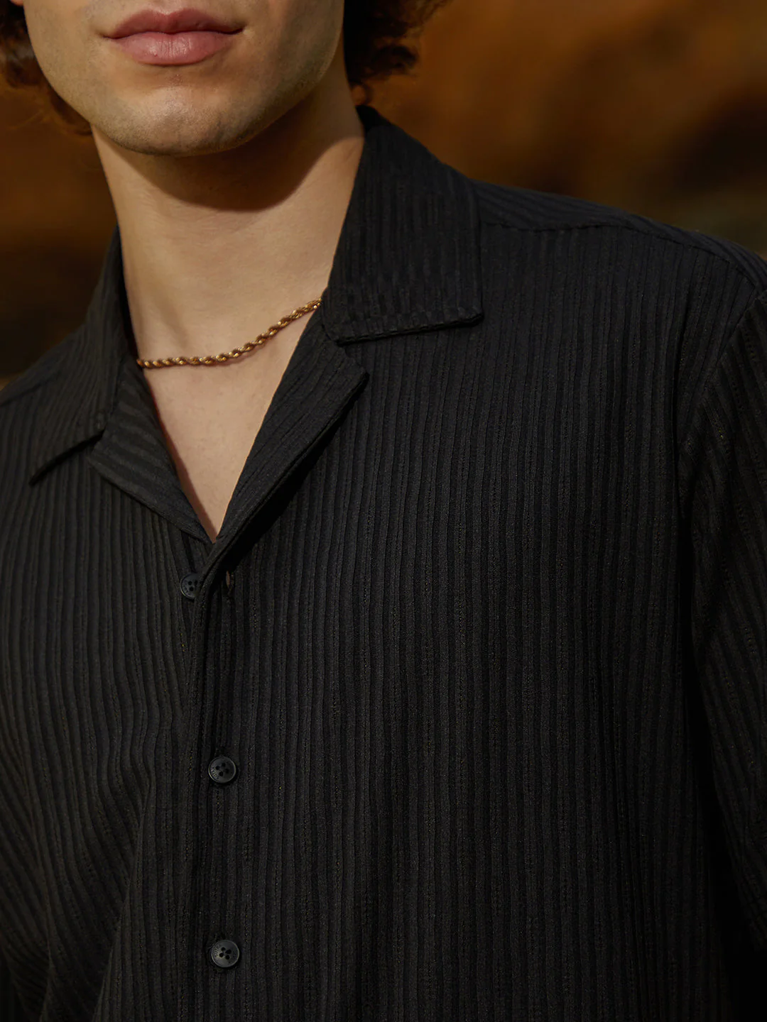 Ridge-Ribbed Shirt - Image 7