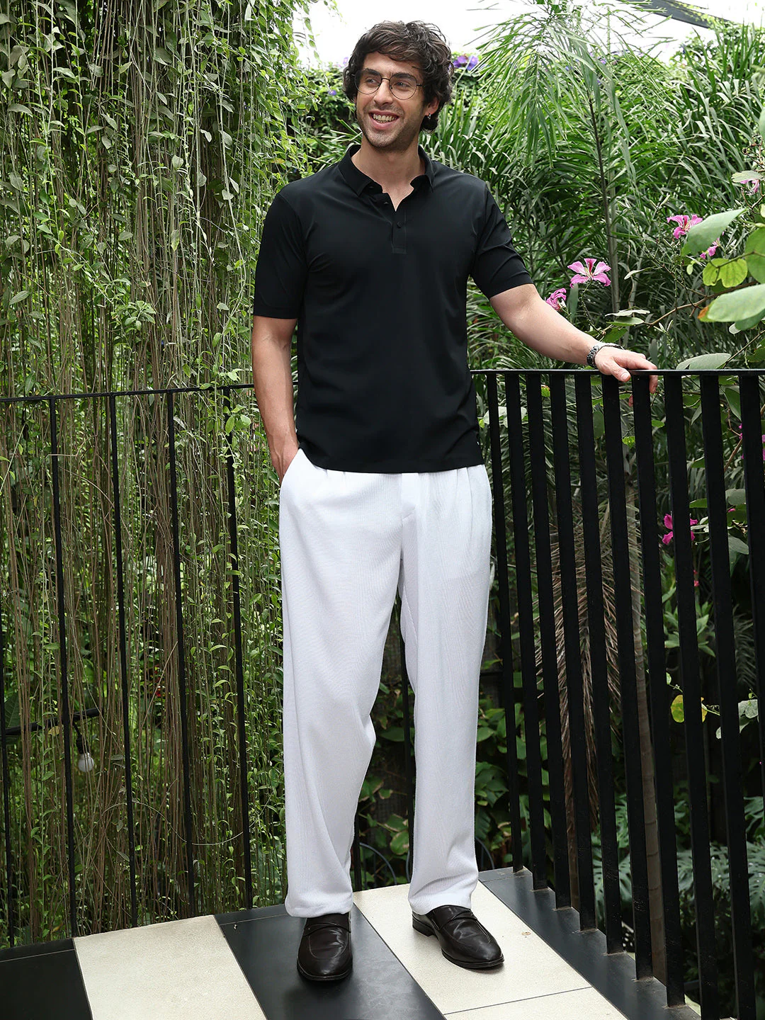 Seamless Solid Polo T-Shirt - Image 6