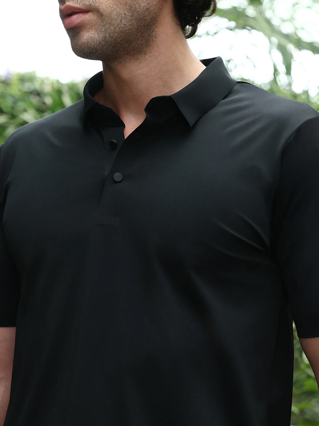 Seamless Solid Polo T-Shirt - Image 7