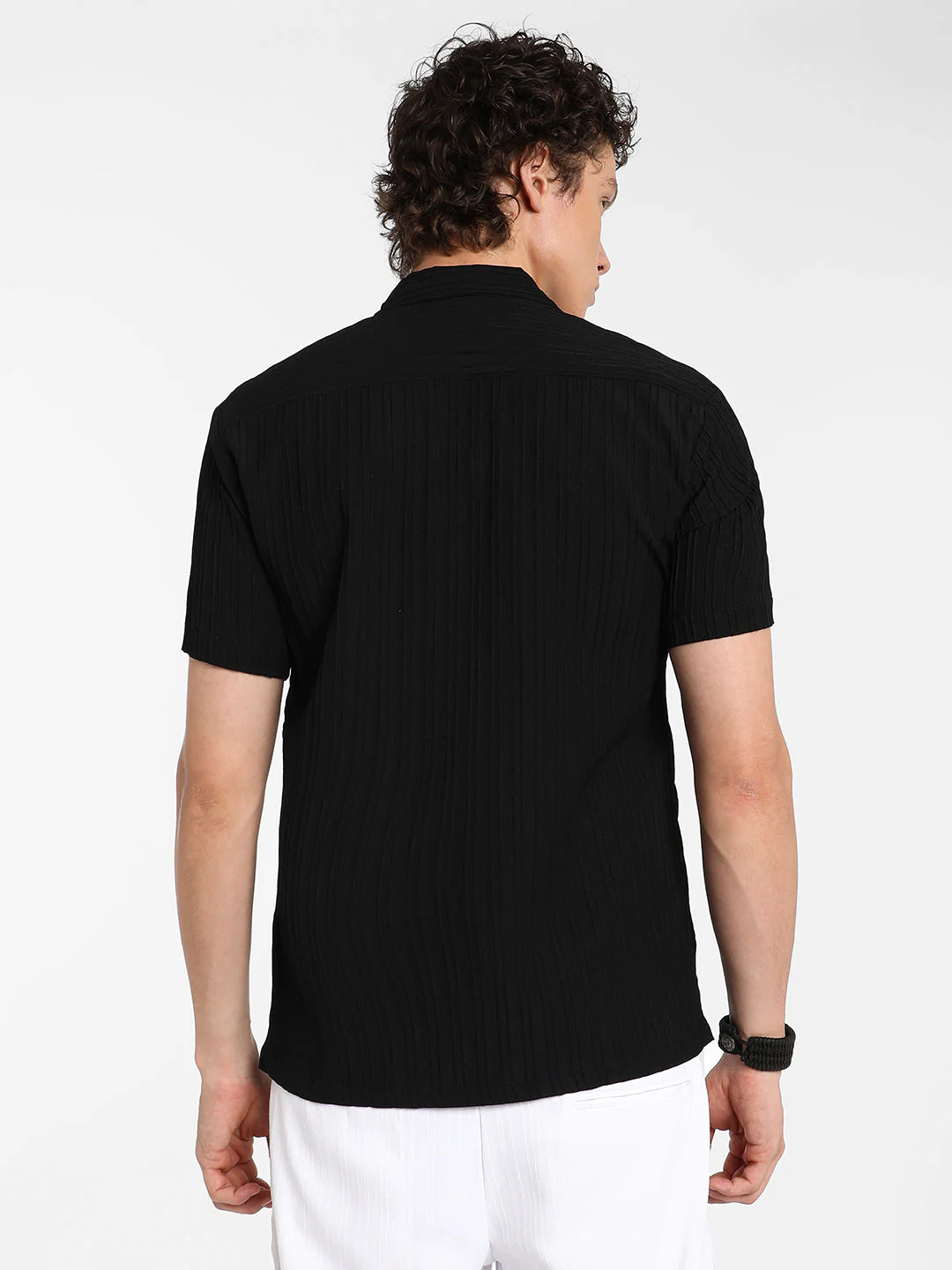 Self-Design Striped Shirt - Image 4