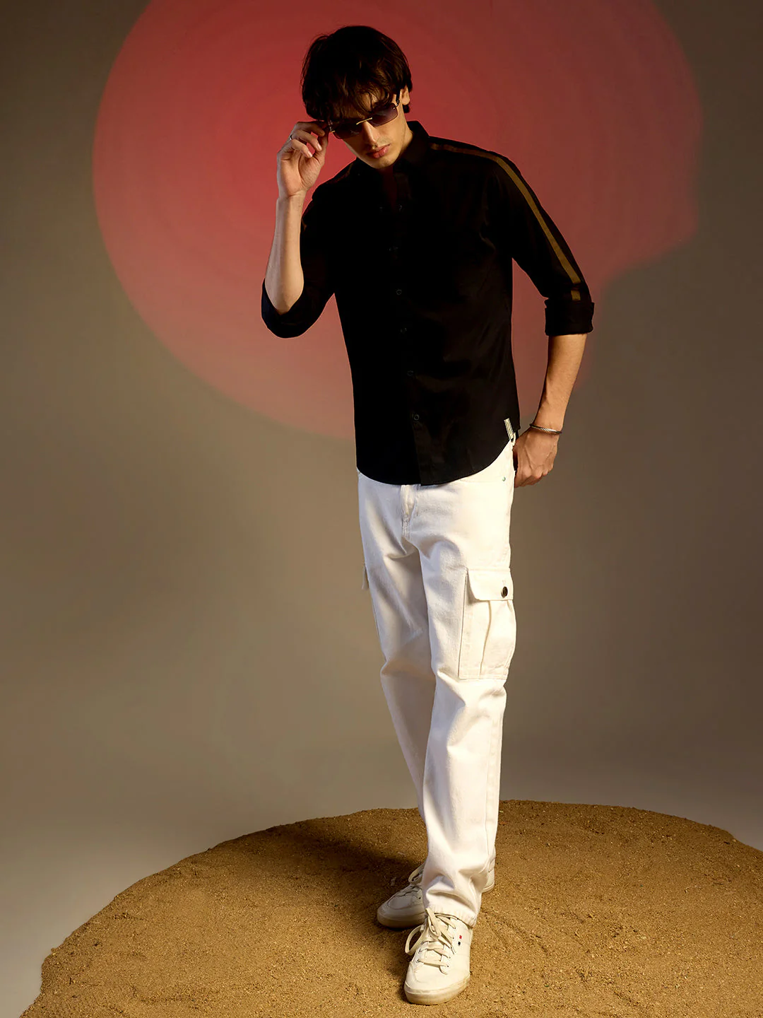 Side-Striped Shirt - Image 6