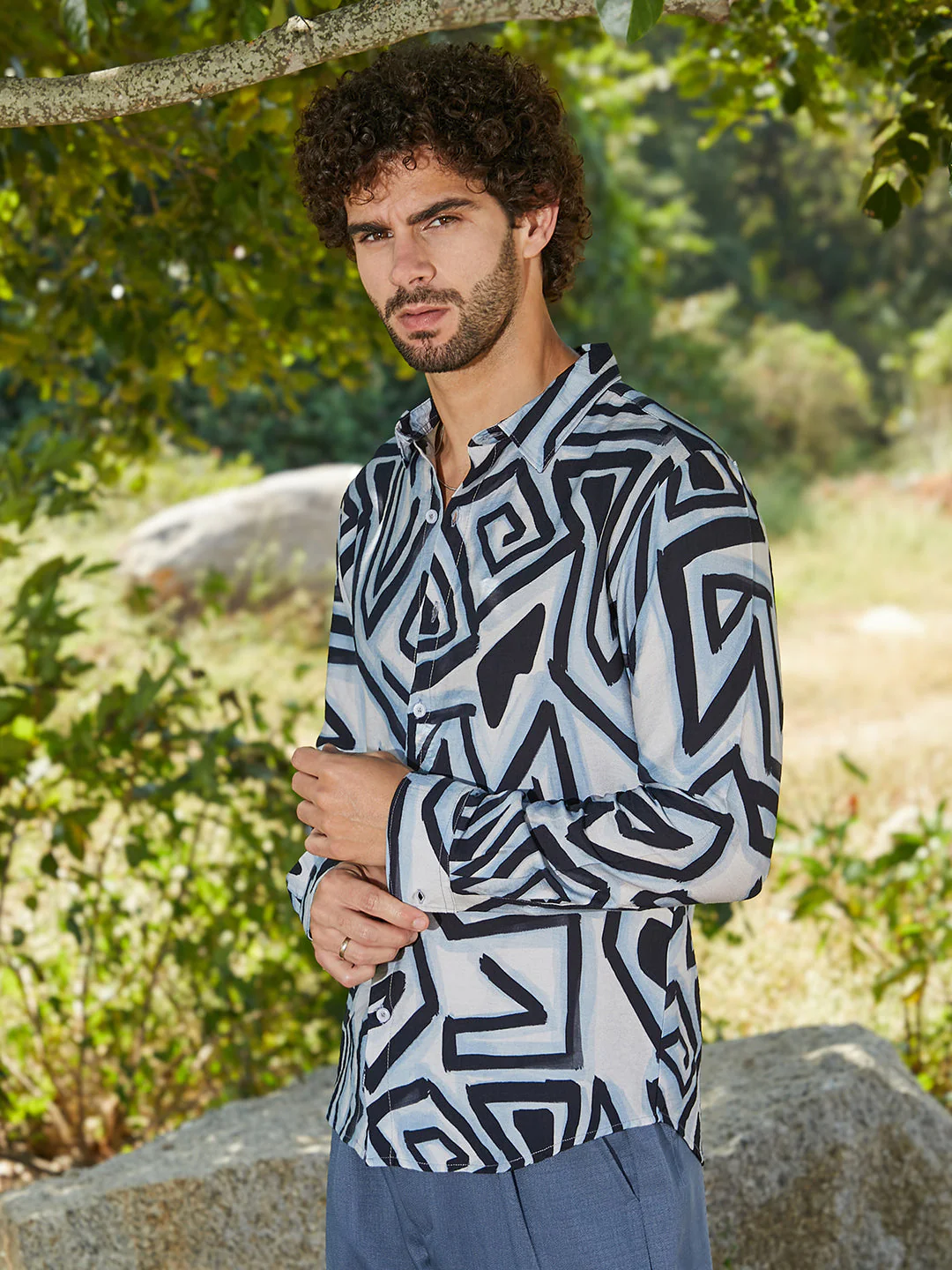 Abstract Breezy Shirt - Image 3